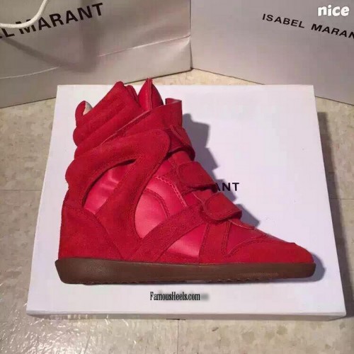 Isabel Marant Red normal and suede leather 